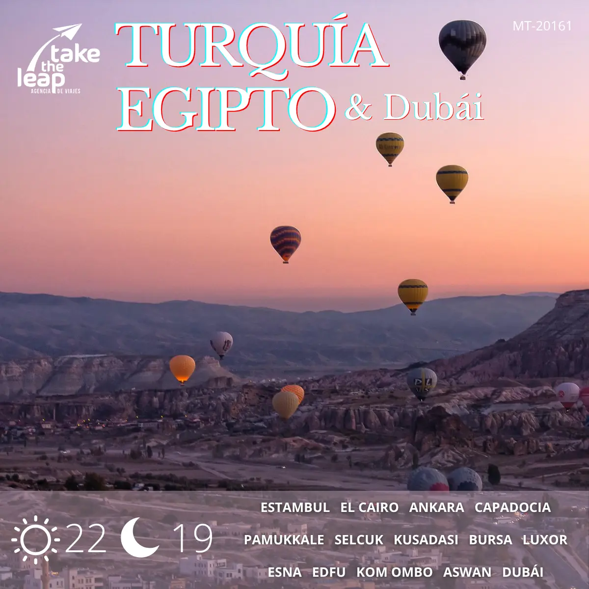 Turquía, Egipto y Dubái